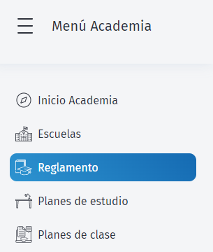 Menu Reglamento